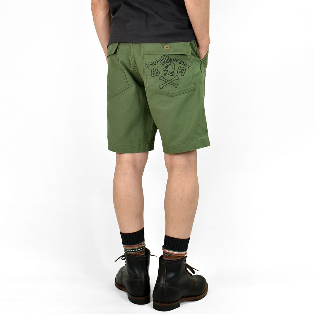 コリンボ (COLIMBO) 50'S ARMY UTILITY SHORTS -FORT BRAGG- -CUSTOM- フォートブラッグ ベイカーショーツ ショートパンツ ZZ-0218