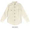 フリーホイーラーズ (FREEWHEELERS) -DIAMOND CRACKER- 1920~1930s STYLE WORK SHIRT 長袖シャツ シャンブレーシャツ ワークシャツ 2423006  RAW WHITE