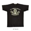 フリーホイーラーズ (FREEWHEELERS) -USFS SMOKE JUMPERS- SET-IN SHORT SLEEVE SHIRT 半袖プリントTシャツ 2425013 JET BLACK