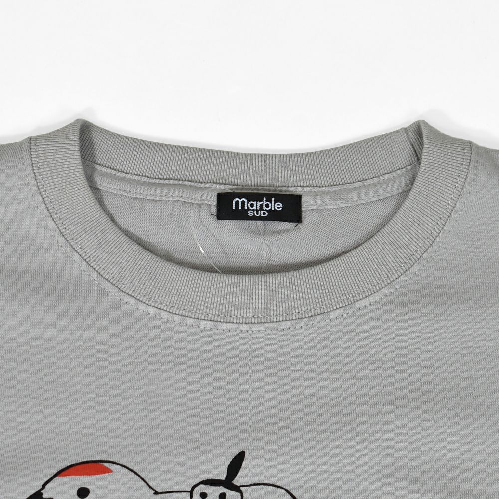 マーブルシュッド (marble SUD) Minami×raicho S/S TEE 半袖Tシャツ プリントTシャツ エビスミナミちゃん×ライチョウ ライチョウ保護スクラムプロジェクト 長野県 01EF003138