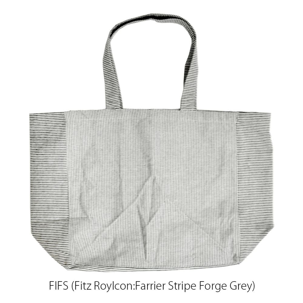 パタゴニア (PATAGONIA) リサイクル オーバーサイズ トート Recycled Oversized Tote トートバッグ アウトドア キャンプ 大容量 59255 FIFS (Fitz RoyIcon:Farrier Stripe Forge Grey)