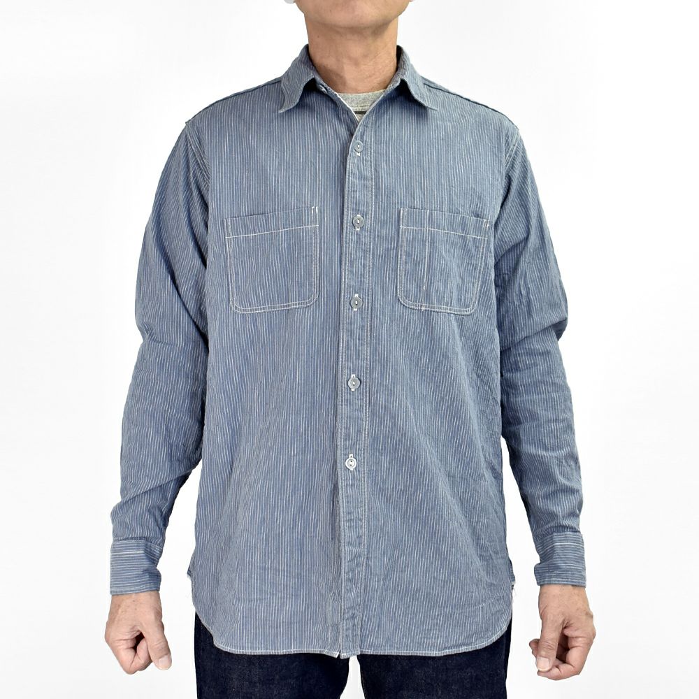 ウエアハウス (WAREHOUSE) Lot 3054 WIDE AWAKE STRIPE SHIRTS