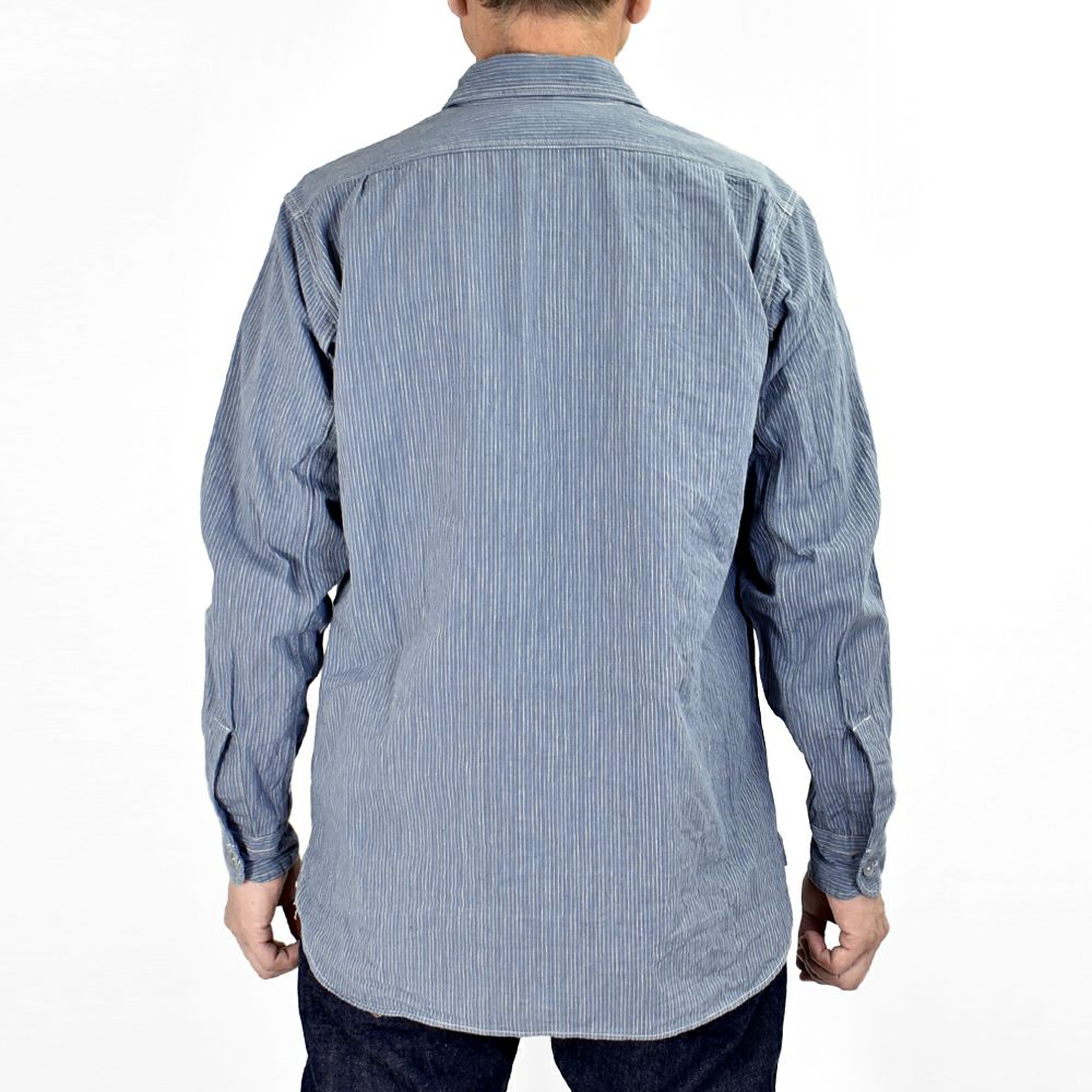 ウエアハウス (WAREHOUSE) Lot 3054 WIDE AWAKE STRIPE SHIRTS 長袖 