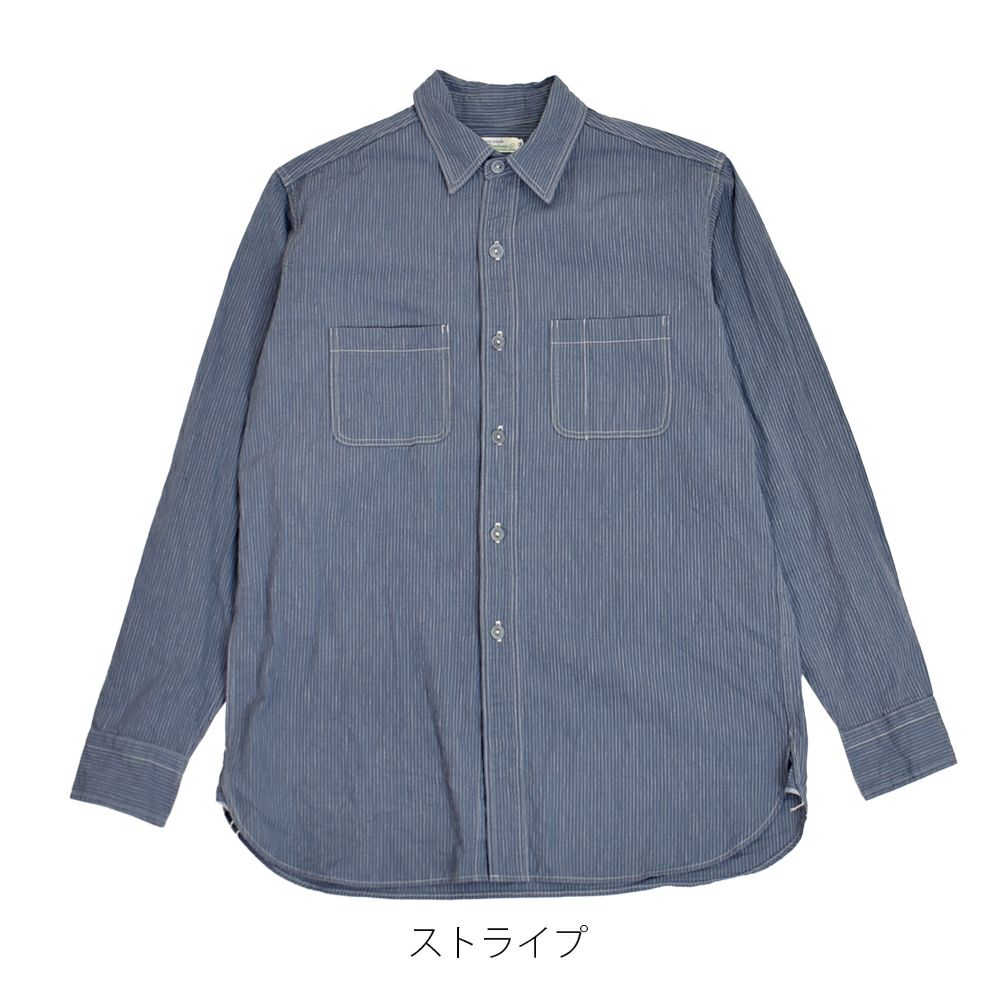 ウエアハウス (WAREHOUSE) Lot 3054 WIDE AWAKE STRIPE SHIRTS