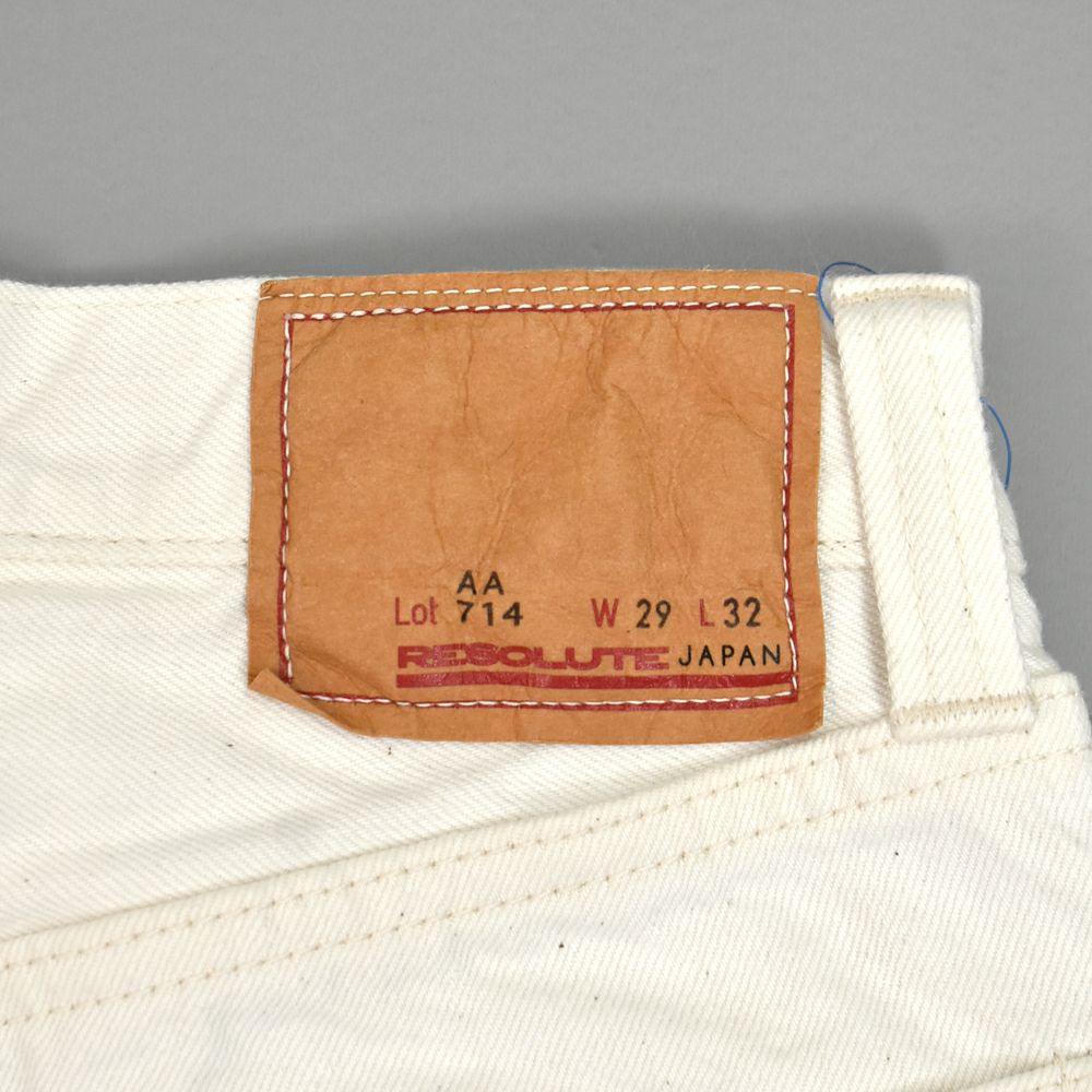 リゾルト (RESOLUTE) AA714 WHITE ホワイトジーンズ デニムパンツ