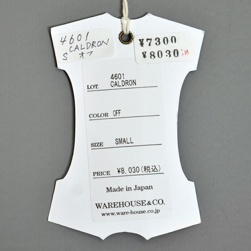 ウエアハウス (WAREHOUSE) Lot 4601 CALDRON 半袖プリントTシャツ 4601