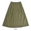 ダントン (DANTON) 2TUCK SKIRT スカート ツータックスカート イージースカート F0049CNO  OLIVE