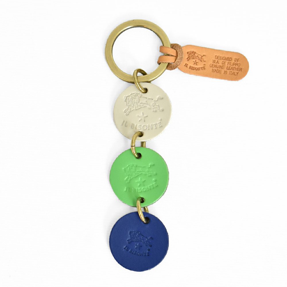 イルビゾンテ (IL BISONTE) レザーキーリング キーホルダー 54242-3-09650 54242309650