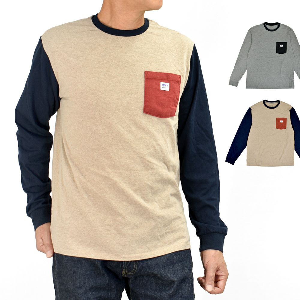 パタゴニア(PATAGONIA)ロングスリーブ ショップ ステッカー ポケット レスポンシビリティー L/S Shop Sticker Pocket Responsibili-Tee 長袖ポケットTシャツ 37763