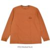 パタゴニア (PATAGONIA) ロングスリーブ トレイルウェイズ ポケット レスポンシビリティー L/S Trailways Pocket Responsibili-Tee 長袖プリントTシャツ ロンT 37774 RTLR (Redtail Rust)