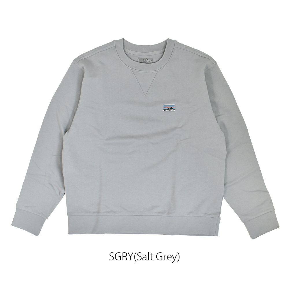 パタゴニア (PATAGONIA) デイリー クルーネック スウェットシャツ Daily Crewneck Sweatshirt 長袖スウェットTシャツ 22765  SGRY(Salt Grey)