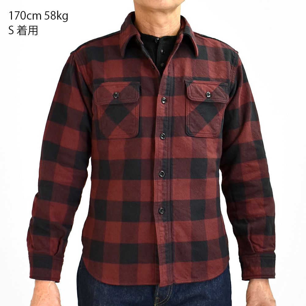 デラックスウエア (DELUXEWARE) 50s BUFFALO CHECK 長袖チェック 