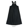 ケレン (KELEN) -DAKOTA- TUCK DESIGN SALOPETTES SKIRT ジャンスカ ジャンバースカート ジャンパースカート ワンピース LKL24FOP2080 BLACK