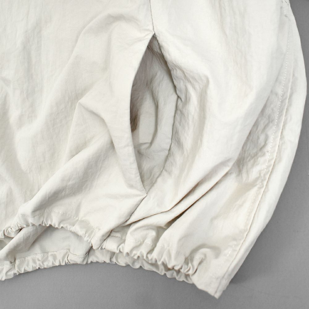 マオメイド (MAOMADE) ざっくりリブがポイント フード付きジャケット ナイロンジップアップパーカー アウター 441305