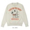 トイズマッコイ (TOYS McCOY) SWEAT SHIRT -SNOOPY EYES ON THE STARS- 長袖プリントスウェットシャツ ピーナッツ スヌーピー TMC2456 041.SAND