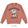 トイズマッコイ (TOYS McCOY) SWEAT SHIRT -SNOOPY EYES ON THE STARS- 長袖プリントスウェットシャツ ピーナッツ スヌーピー TMC2456 091.CARROT