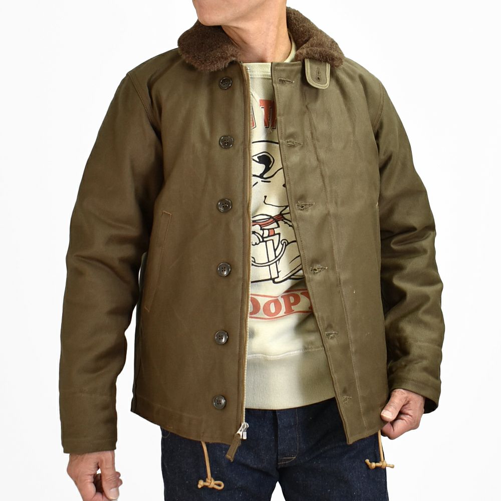 フリーホイーラーズ (FREEWHEELERS) NAVY DEPARTMENT JACKET, DECK,ZIP 