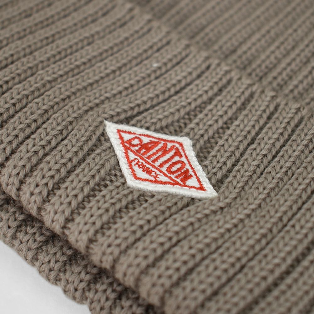ダントン (DANTON) WOOL RIB KNIT BEANIE ニット帽 ニットキャップ ビーニー 帽子 ウール DT-H0234BLG