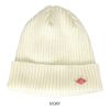 ダントン (DANTON) WOOL RIB KNIT BEANIE ニット帽 ニットキャップ ビーニー 帽子 ウール DT-H0234BLG  IVORY