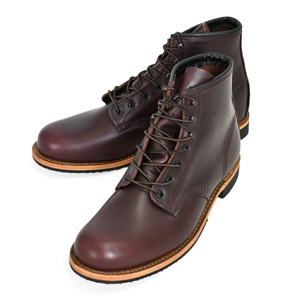 REDWING レザー ワークブーツ ベックマン黒 アメリカ製（レッド 