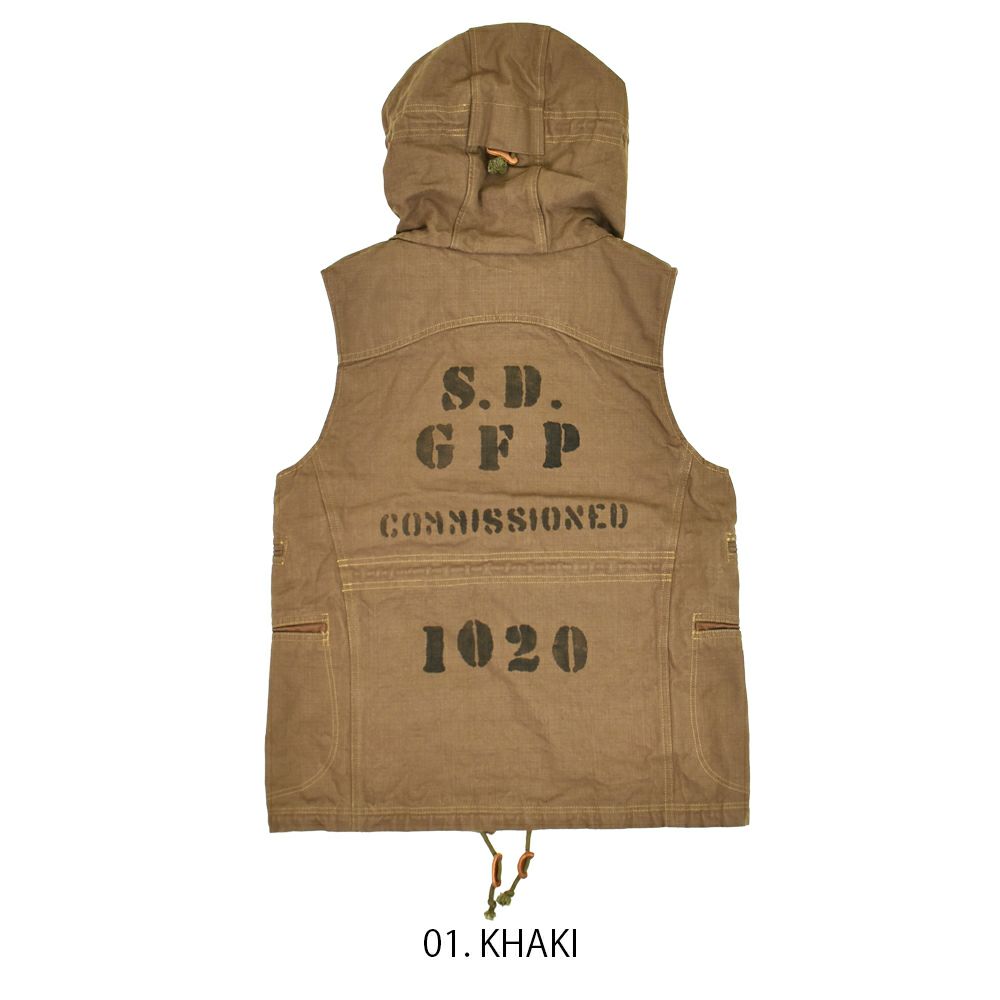 コリンボ (COLIMBO) ORIGINAL SNIPER'S VEST = CUSTOM = -WATER FOWLER FEDERATION-オリジナル スナイパーズベスト -ウォーターフォーラーフェデレーション- コットンベスト カスタム ZZ-0117