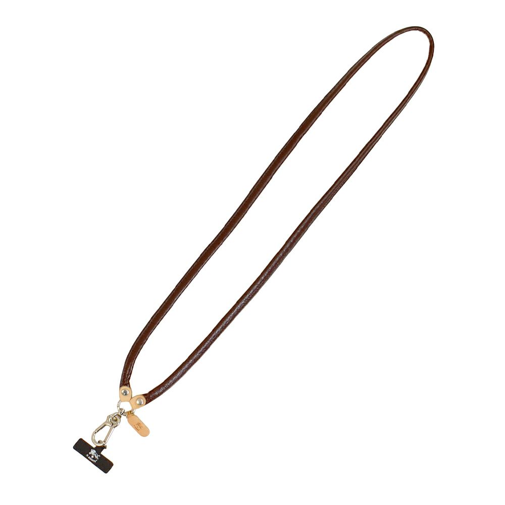 イルビゾンテ (IL BISONTE) スマートフォンストラップ レザースマホストラップ 54242-3-05285 54242305285 32.こげ茶