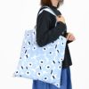 マリメッコ (marimekko) Mini Unikko tote bag 44x43cm コットントートバッグ ファブリックトート エコバッグ マイバッグ ウニッコ アジア限定 52249-4-73682 52249473682