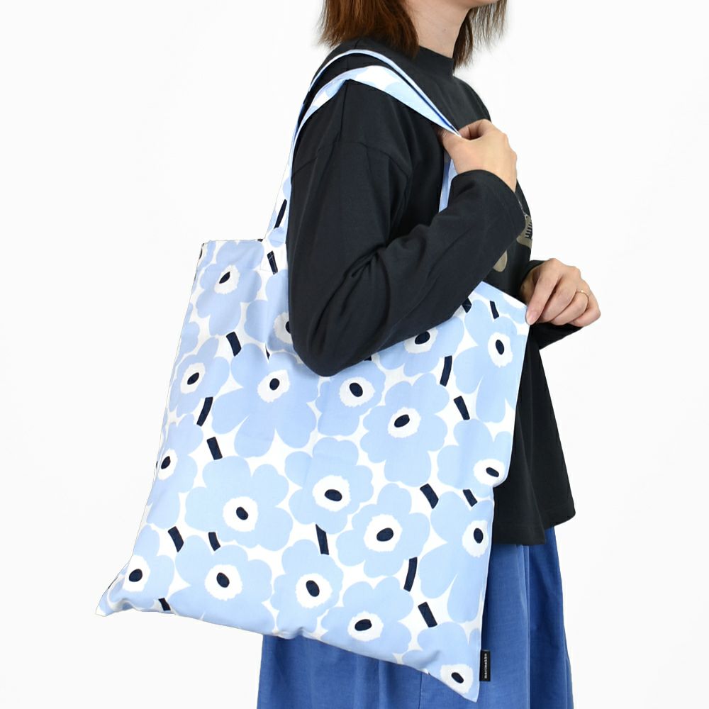 マリメッコ (marimekko) 【アジア限定】Mini Unikko tote bag 44x43cm コットントートバッグ ファブリックトート  エコバッグ マイバッグ ウニッコ 52249-4-73682 52249473682 の通販ならトップジミー