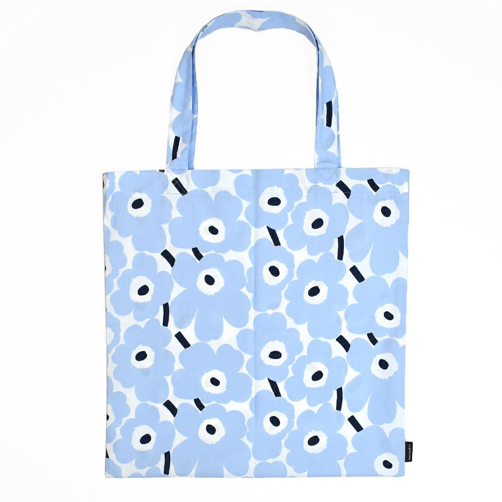 マリメッコ (marimekko) Mini Unikko tote bag 44x43cm コットントートバッグ ファブリックトート エコバッグ マイバッグ ウニッコ アジア限定 52249-4-73682 52249473682