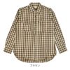 ウエアハウス (WAREHOUSE) LONG HORN TYPE FLANNEL WESTERN SHIRTS 長袖チェックネルシャツ 3052  ブラウン