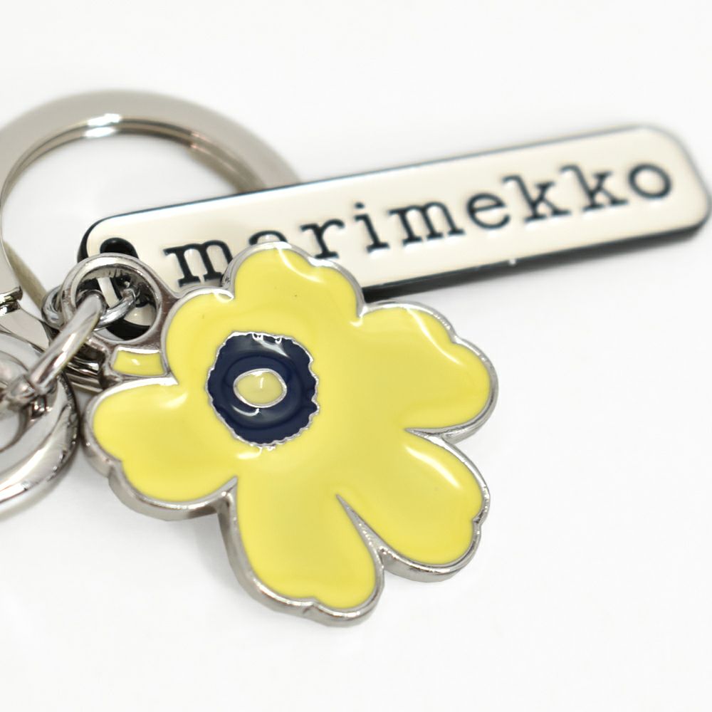 マリメッコ (marimekko) kioski Puhallus Unikko キーホルダー キーリング キーチェーン ウニッコ 花 ギフト 52244-6-93605 52244693605