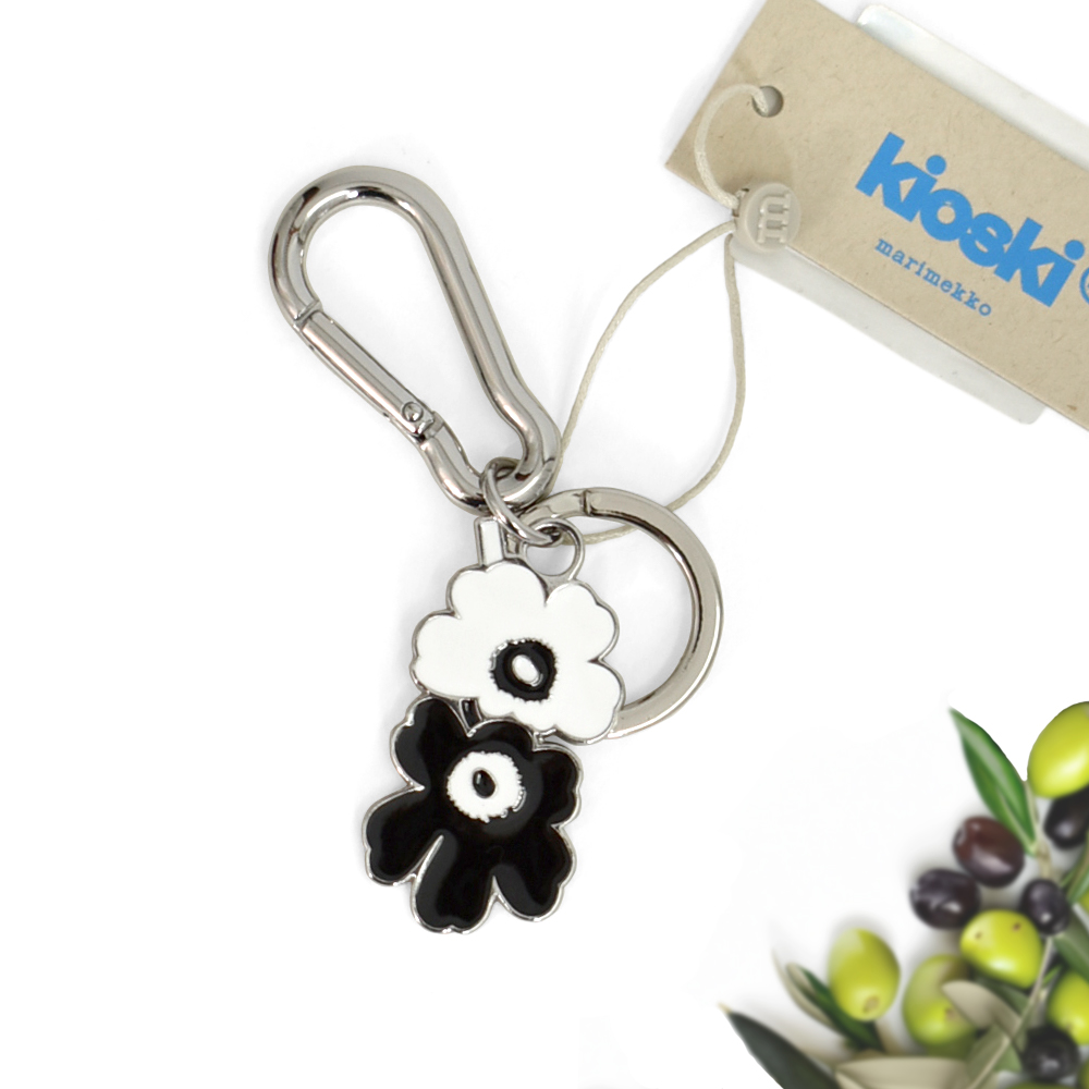 マリメッコ (marimekko) kioski Puhallus Unikko キーホルダー キーリング キーチェーン ウニッコ 花 ギフト 52249-6-93606 52249693606 52244-6-93606 52244693606