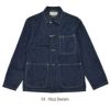 コリンボ (COLIMBO) NAVAL WORK JKT. N-3 TYPE **10oz DENIM** =PLAIN= ネイバル ワークジャケット. N-3タイプ カバーオール ミリタリーワークジャケット デニムジャケット ZZ-0163  01.10oz Denim