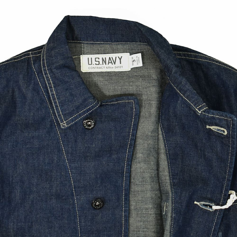 コリンボ (COLIMBO) NAVAL WORK JKT. N-3 TYPE **10oz DENIM** CUSTOM -NAD CHARLESTON- ネイバル ワークジャケット. N-3タイプ -エヌ エー ディー チャールストン- カバーオール ミリタリーワークジャケット デニムジャケット ZZ-0164