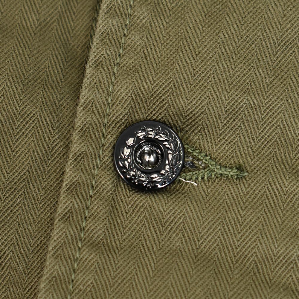 コリンボ (COLIMBO) NAVAL WORK JKT. N-3 TYPE **HERRINGBONE TWILL** =PLAIN= ネイバル ワークジャケット. N-3タイプ **へリンボンツイル** カバーオール ミリタリーワークジャケット コットンジャケット ZZ-0144