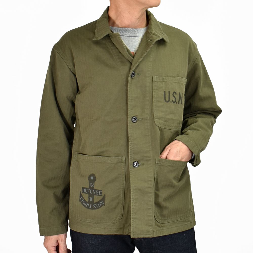 コリンボ (COLIMBO) NAVAL WORK JKT. N-3 TYPE **HERRINGBONE