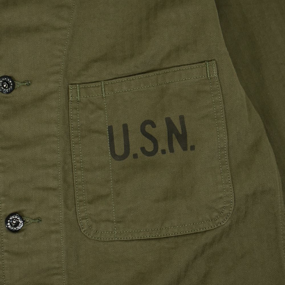 コリンボ (COLIMBO) NAVAL WORK JKT. N-3 TYPE **HERRINGBONE TWILL** CUSTOM -NAD CHARLESTON- ネイバル ワークジャケット. N-3タイプ -エヌ エー ディー チャールストン- カバーオール ミリタリーワークジャケット コットンジャケット ZZ-0145
