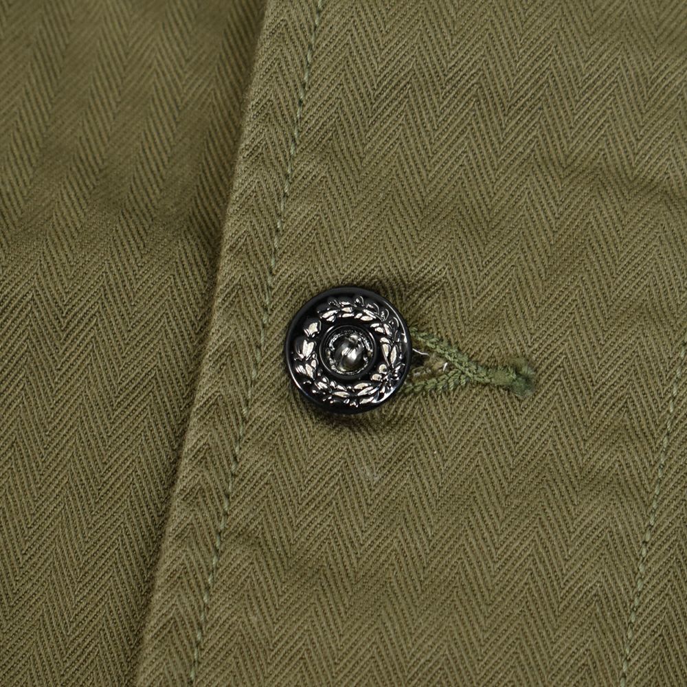 コリンボ (COLIMBO) NAVAL WORK JKT. N-3 TYPE **HERRINGBONE TWILL** CUSTOM -NAD CHARLESTON- ネイバル ワークジャケット. N-3タイプ -エヌ エー ディー チャールストン- カバーオール ミリタリーワークジャケット コットンジャケット ZZ-0145