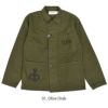 コリンボ (COLIMBO) NAVAL WORK JKT. N-3 TYPE **HERRINGBONE TWILL** CUSTOM -NAD CHARLESTON- ネイバル ワークジャケット. N-3タイプ -エヌ エー ディー チャールストン- カバーオール ミリタリーワークジャケット コットンジャケット ZZ-0145  01.Olive Drab