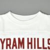 ウエアハウス (WAREHOUSE) Lot 4063 7分袖フットボールT BYRAM HILLS プリントTシャツ ロンT 4063