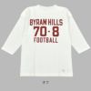 ウエアハウス (WAREHOUSE) Lot 4063 7分袖フットボールT BYRAM HILLS プリントTシャツ ロンT 4063 オフ