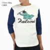 ウエアハウス (WAREHOUSE) Lot 4800 7分袖ベースボールT FALCONS プリントTシャツ ロンT 4800