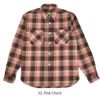 コリンボ (COLIMBO) CROW DOG FLANNEL SHIRT クロゥドッグ フランネルシャツ 長袖チェックネルシャツ ZZ-0311 02.Pink Check