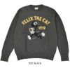 トイズマッコイ (TOYS McCOY) MILITARY SWEAT SHIRT FELIX THE CAT -8 BALL- 長袖プリントスウェットシャツ セットイン スウェットシャツ FELIX THE CAT TMC2448 030.BLACK