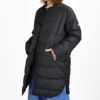 オーチバル/オーシバル (ORCIVAL) Round Neck Long Coat ライトダウンコート ノーカラーコート ダウンジャケット OR-A0602DPL