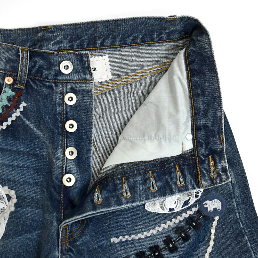 マーブルシュッド (marble SUD) cosmic DENIM ジーンズ リメイク マーブルシュッド (marble SUD) cosmic DENIM ジーンズ リメイク