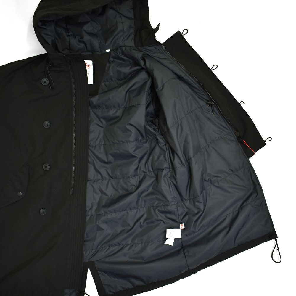 ダントン (DANTON) WOMEN'S MILITARY INSULATION COAT ロング コート ジャケット ミリタリーアウター フード付きアウター プリマロフト中綿 DT-A0529TEN