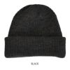 デラックスウエア(DELUXEWARE) KNIT CAP 帽子 コットンニット帽 ニットキャップ ビーニー DLC-005 BLACK