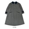 マーブルシュッド (marble SUD) ヘリンボーン Coat コート アウター ジャケット 06EF006190 02.BLK