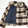 ケレン (KELEN) -SEBI- SAILOR COLLAR DESIGN CHECK COAT セーラーカラージャケット チェックコート LKL24WJK2052